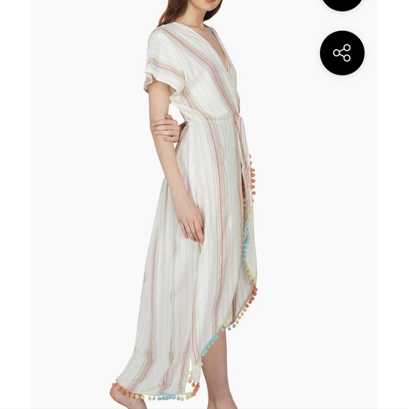 Dresses & Skirts - America and Beyond rainbow sunshine Beach cover up size‎ S